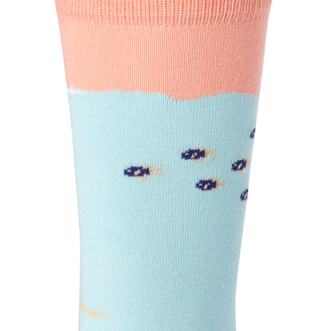 Chaussettes fantaisie RANDONNÉE PALMÉE Coton bio 2