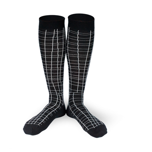 Chaussettes fantaisie RAYONS LUMINEUX HAUTE Coton bio 1