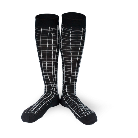 Chaussettes fantaisie RAYONS LUMINEUX HAUTE Coton bio 1