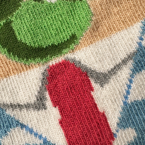 Chaussettes fantaisie RENÉ Coton bio 3