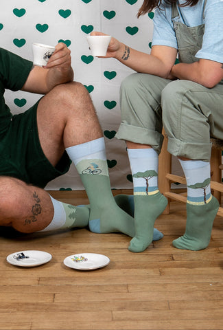 Chaussettes fantaisie ROULER À PIC Coton bio 2
