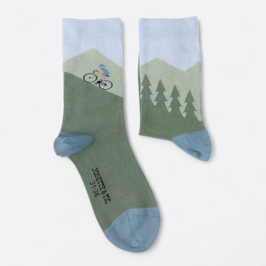 Chaussettes fantaisie ROULER À PIC Coton bio 2