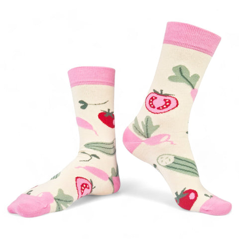 Chaussettes fantaisie SALADE FRAÎCHEUR Coton bio 1
