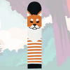 Chaussettes fantaisie SHIBA ET NOUS Coton bio 1