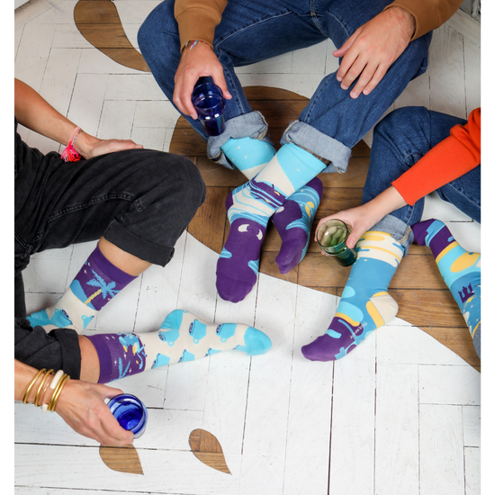 Chaussettes fantaisie SINBAD LE MALOUIN Coton bio 2