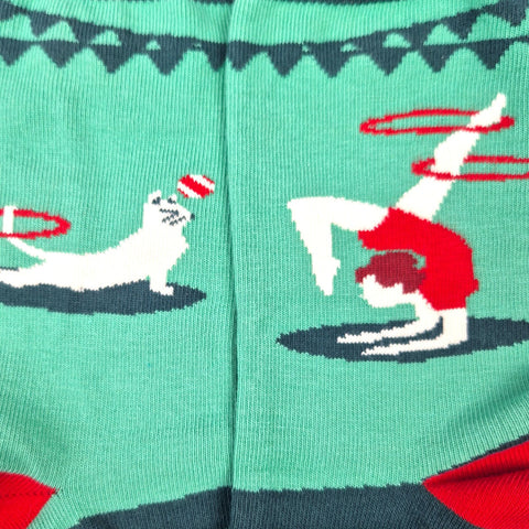 Chaussettes fantaisie SOIRÉE YOGA Coton bio 4