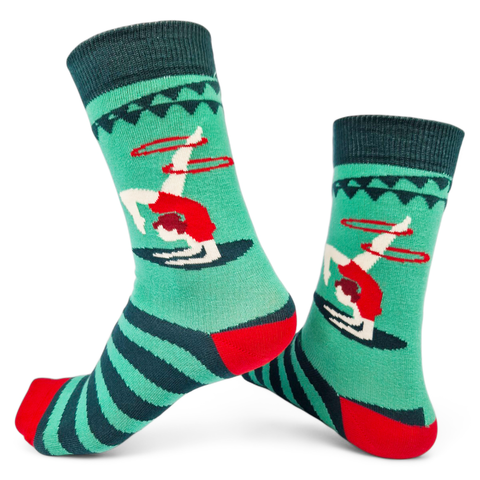 Chaussettes fantaisie SOIRÉE YOGA Coton bio 2