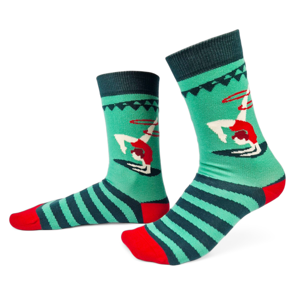 Chaussettes fantaisie SOIRÉE YOGA Coton bio 1