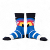 Chaussettes fantaisie SOMEWHERE CLOSE TO THE RAINBOW Coton bio 2