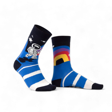 Chaussettes fantaisie SOMEWHERE CLOSE TO THE RAINBOW Coton bio 1