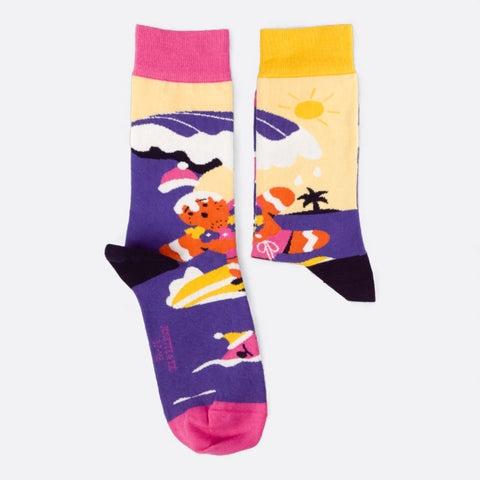 Chaussettes fantaisie SPICY SURF Coton bio 2