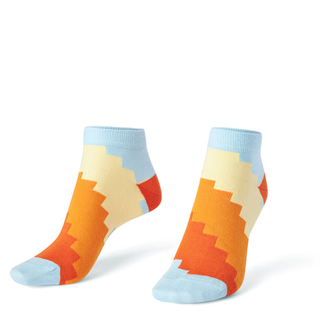 Chaussettes fantaisie STEP BY COURTES Coton bio 1
