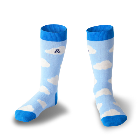 Chaussettes fantaisie SUR UN PETIT NUAGE BAMBINS Coton bio 1
