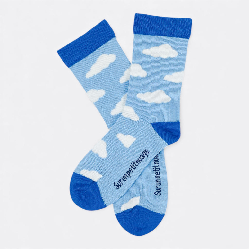 Chaussettes fantaisie SUR UN PETIT NUAGE BAMBINS Coton bio 1
