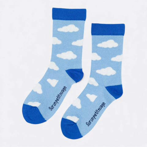 Chaussettes fantaisie SUR UN PETIT NUAGE BAMBINS Coton bio 2