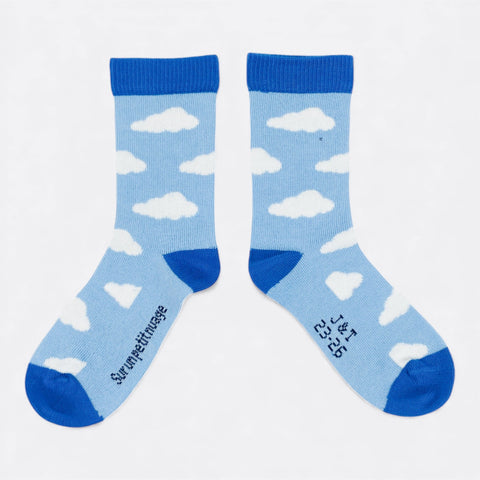 Chaussettes fantaisie SUR UN PETIT NUAGE BAMBINS Coton bio 4