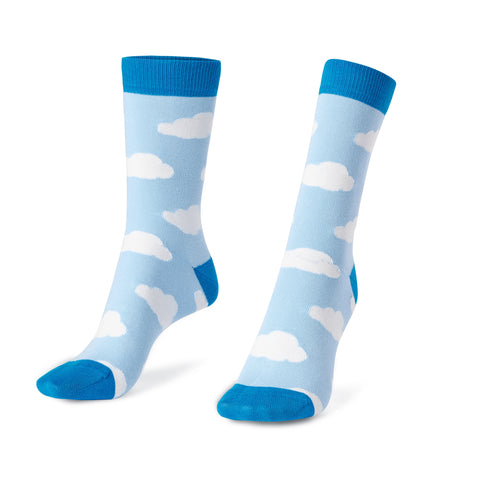 Chaussettes fantaisie SUR UN PETIT NUAGE Coton bio 1