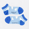 Chaussettes fantaisie SUR UN PETIT NUAGE COURTES Coton bio 2