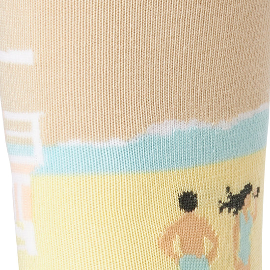 Chaussettes fantaisie SURVEILLANTS DE PLAGE Coton bio 3