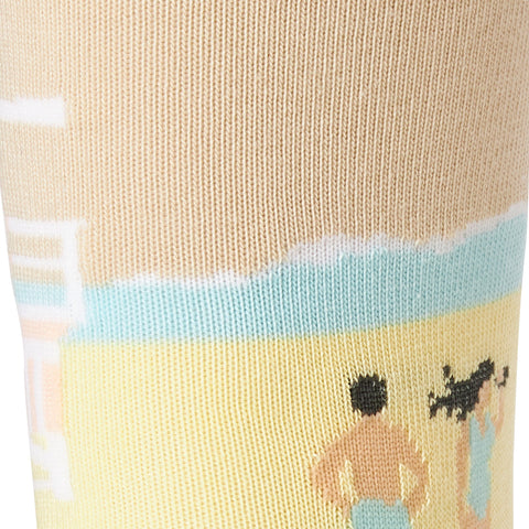 Chaussettes fantaisie SURVEILLANTS DE PLAGE Coton bio 3