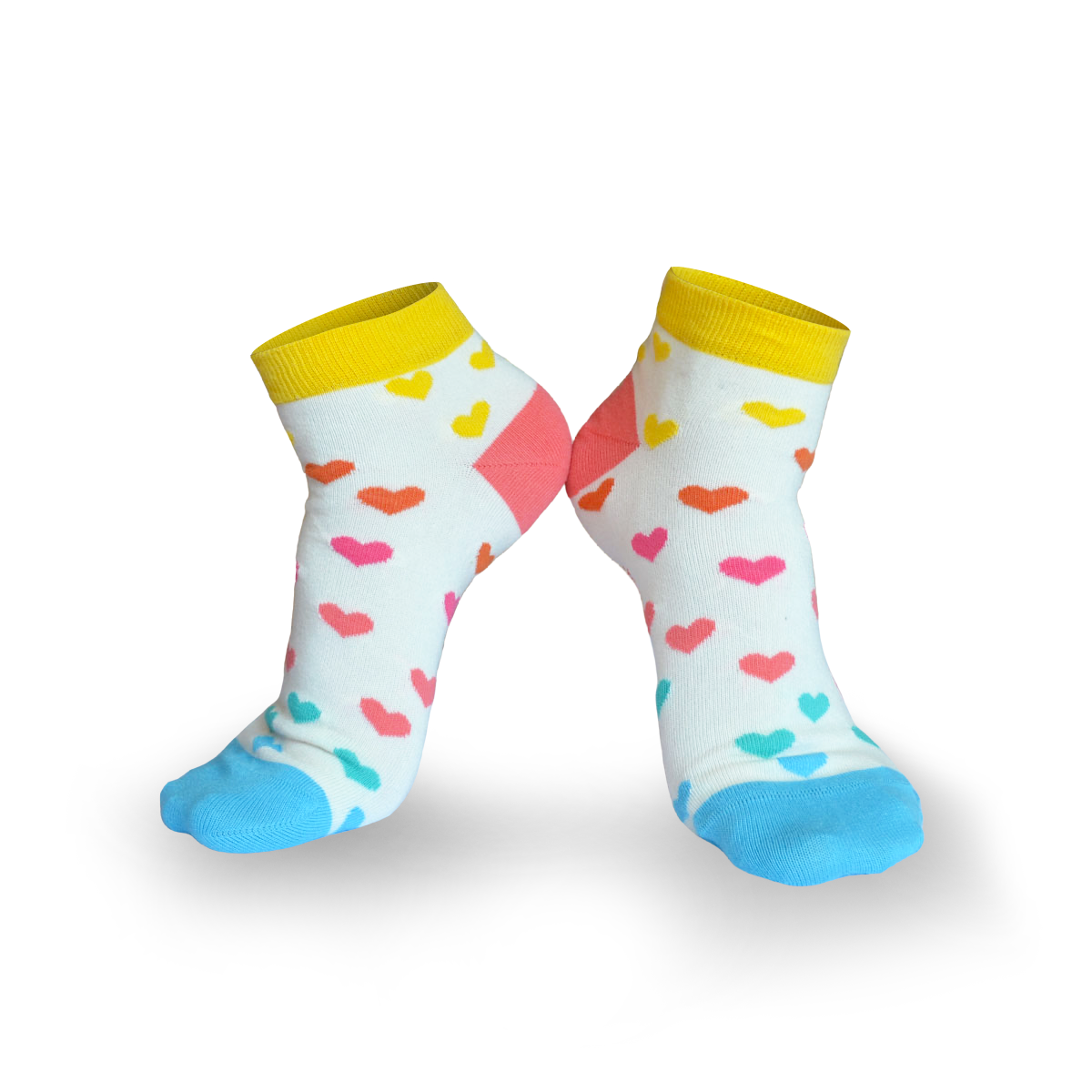 Chaussettes fantaisie TAKE A WALK ON THE LOVE SIDE COURTES Coton bio 1