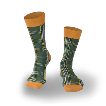 Chaussettes fantaisie TARTAN ET JANE Coton bio 1