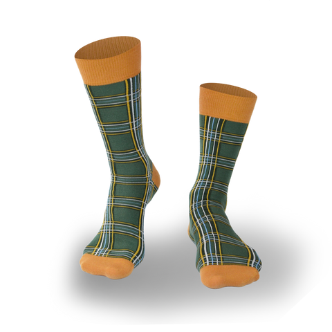 Chaussettes fantaisie TARTAN ET JANE Coton bio 1