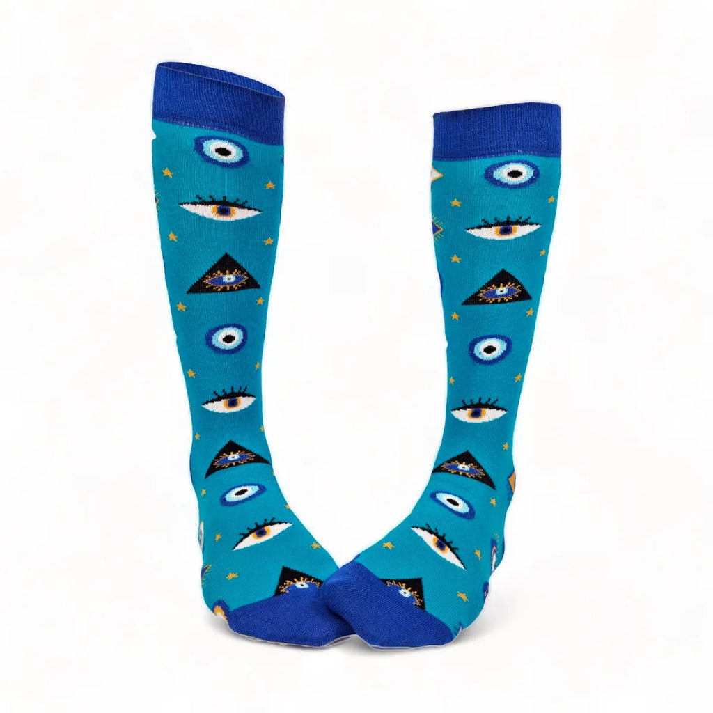 Chaussettes fantaisie T’AS L’OEIL HAUTES Coton bio 1