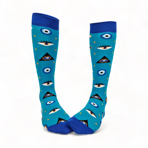 Chaussettes fantaisie T’AS L’OEIL HAUTES Coton bio 1
