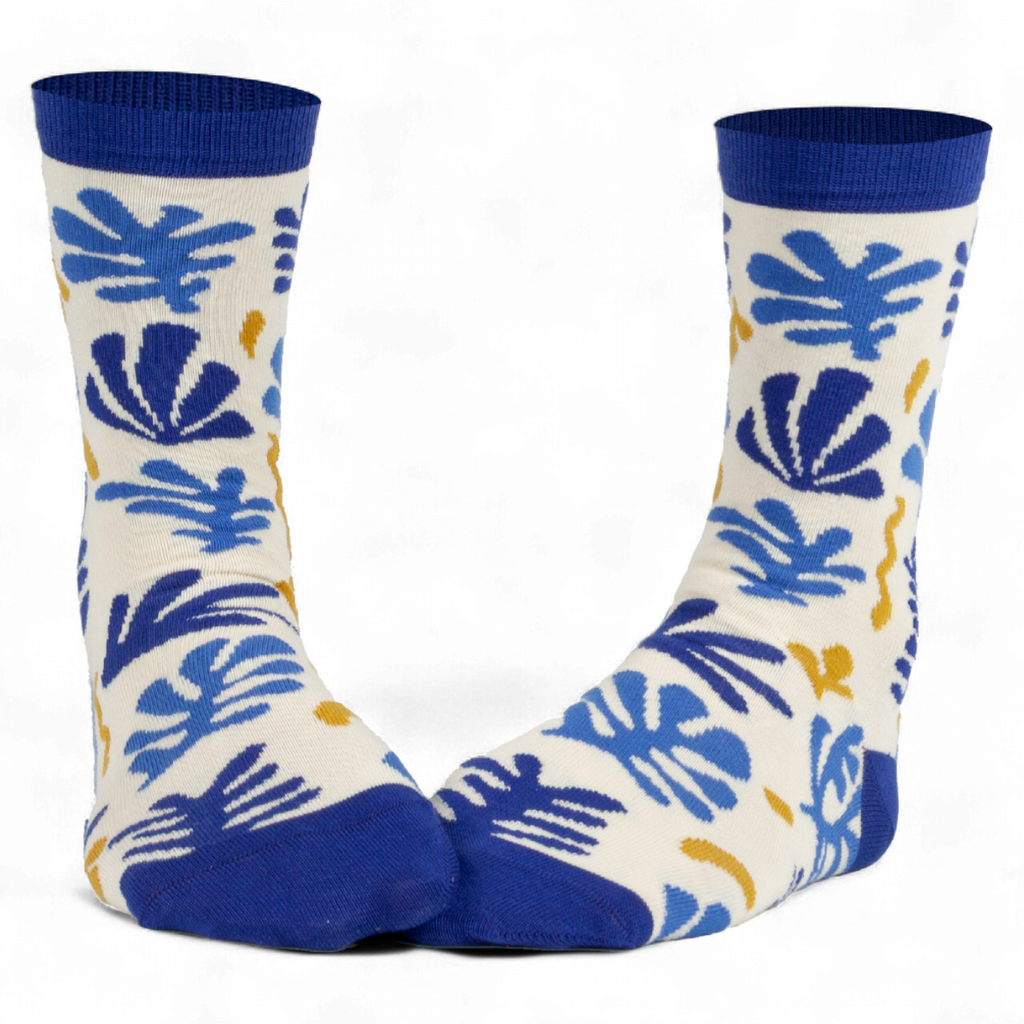 Chaussettes fantaisie TISSE-MA JOSETTE Coton bio 1