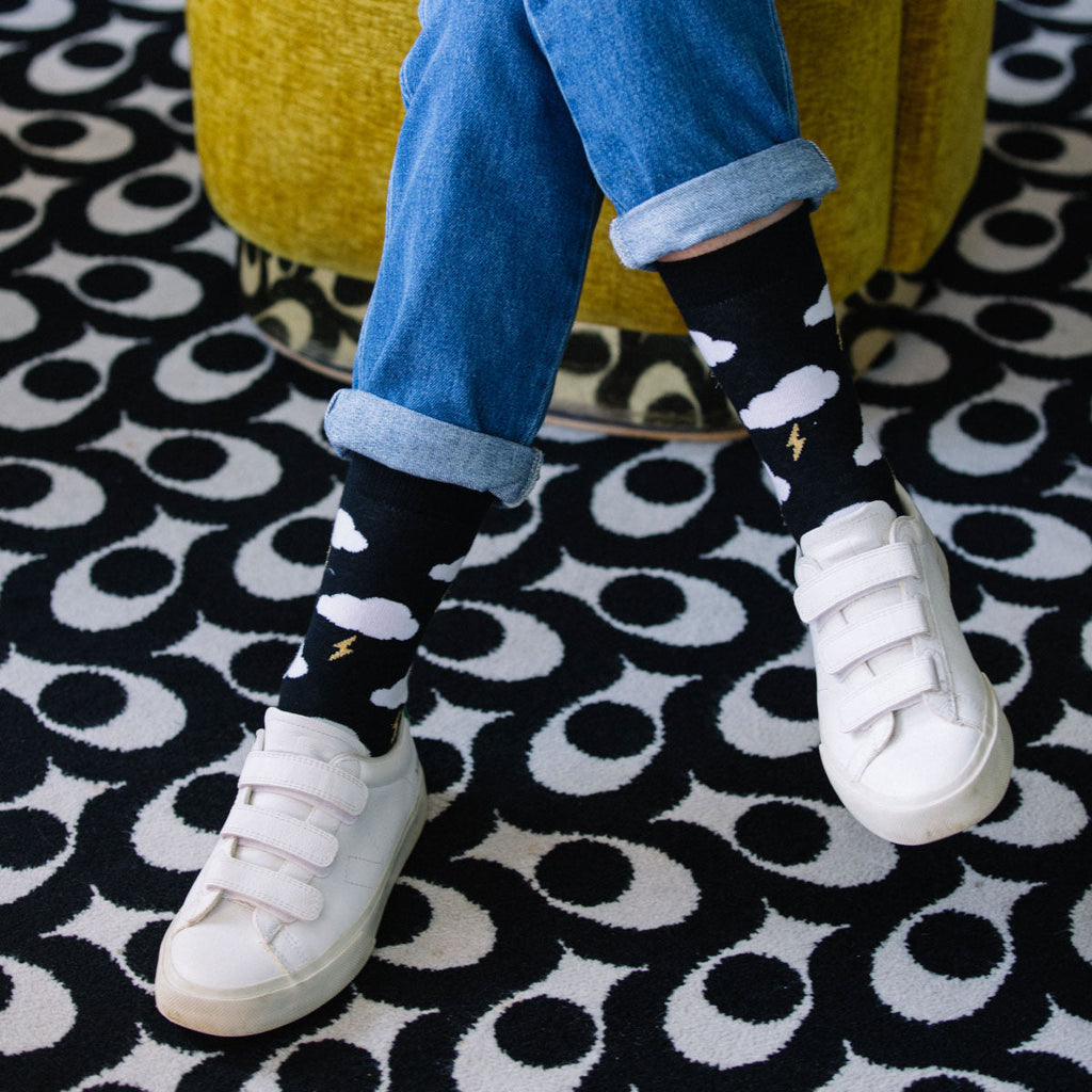 Chaussettes fantaisie TONNERRE DE ZEUS Coton bio 1