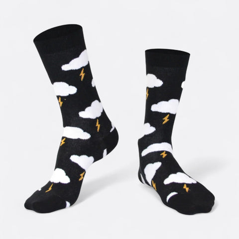 Chaussettes fantaisie TONNERRE DE ZEUS Coton bio 3