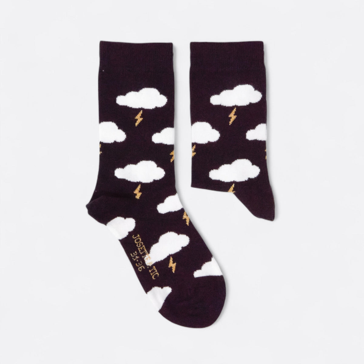 Chaussettes fantaisie TONNERRE DE ZEUS Coton bio 4