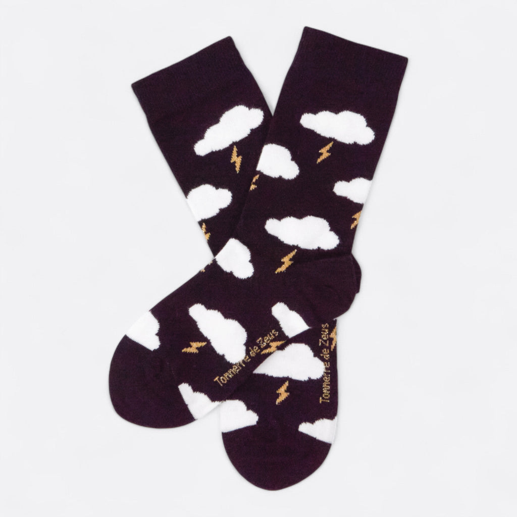 Chaussettes fantaisie TONNERRE DE ZEUS Coton bio 1