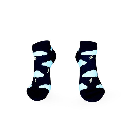 Chaussettes fantaisie TONNERRE DE ZEUS COURTES Coton bio 1