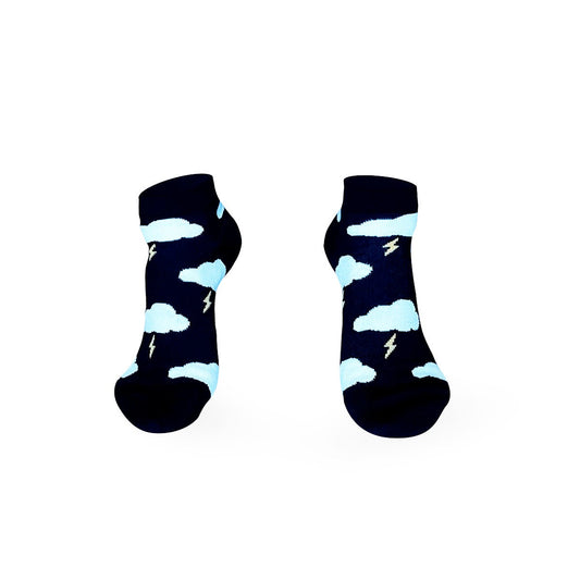 Chaussettes fantaisie TONNERRE DE ZEUS COURTES Coton bio 1