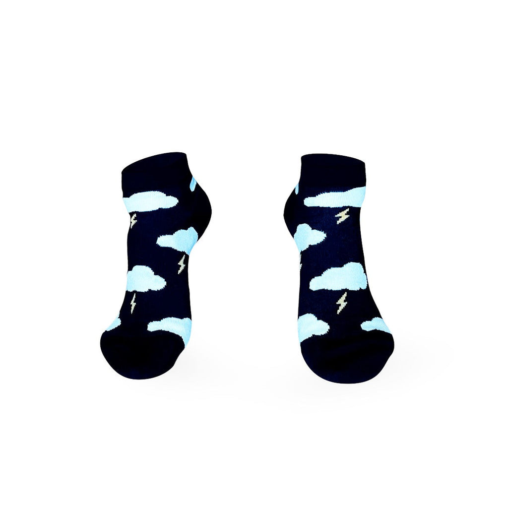 Chaussettes fantaisie TONNERRE DE ZEUS COURTES Coton bio 1