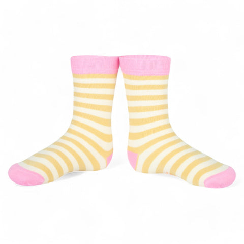 Chaussettes fantaisie TRANCHES DE CITRON BAMBINS Coton bio 1
