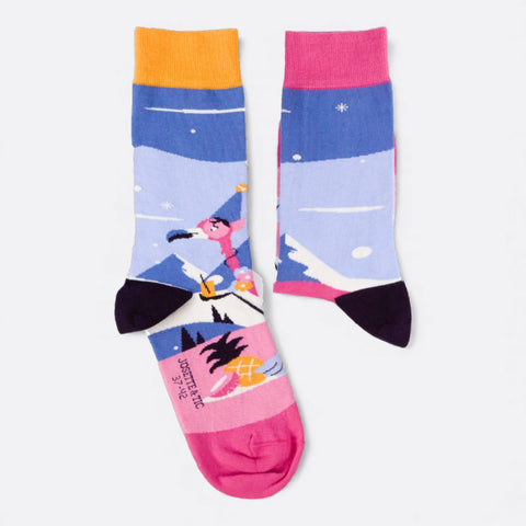 Chaussettes fantaisie TROPICAL EXPRESS Coton bio 2