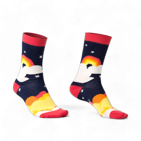 Chaussettes fantaisie TU LA VOIS GRANDE OURSE ? Coton bio 4