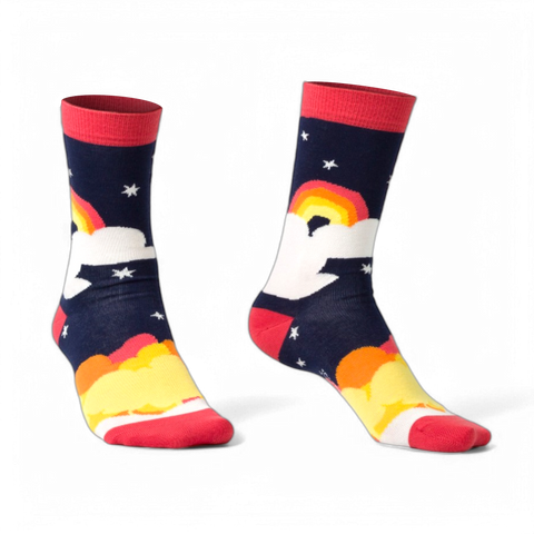 Chaussettes fantaisie TU LA VOIS GRANDE OURSE ? Coton bio 2