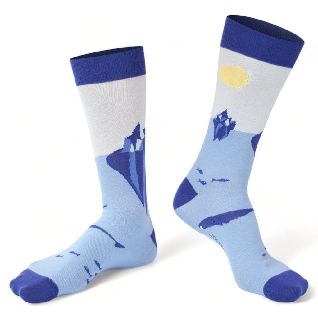 Chaussettes fantaisie TU ME LAISSES PAS DE GLACE Coton bio 4