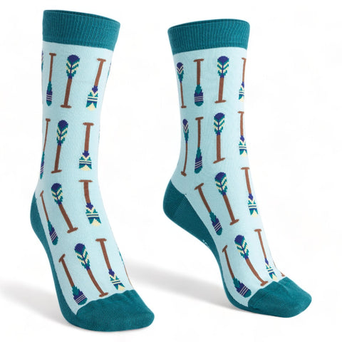 Chaussettes fantaisie TU PAGAIES COMME UN PIED Coton bio 1