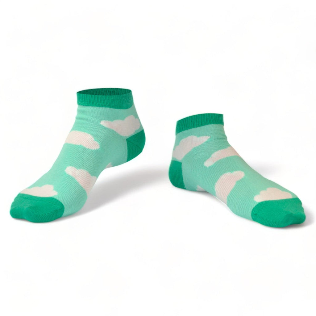 Chaussettes fantaisie TU VOIS QUOI TOI? COURTES Coton bio 1