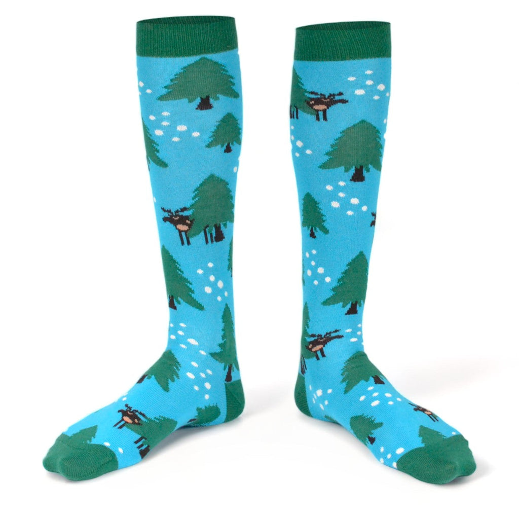 Chaussettes fantaisie UN DEUX TROIS NOUS IRONS AU BOIS HAUTES Coton bio 1