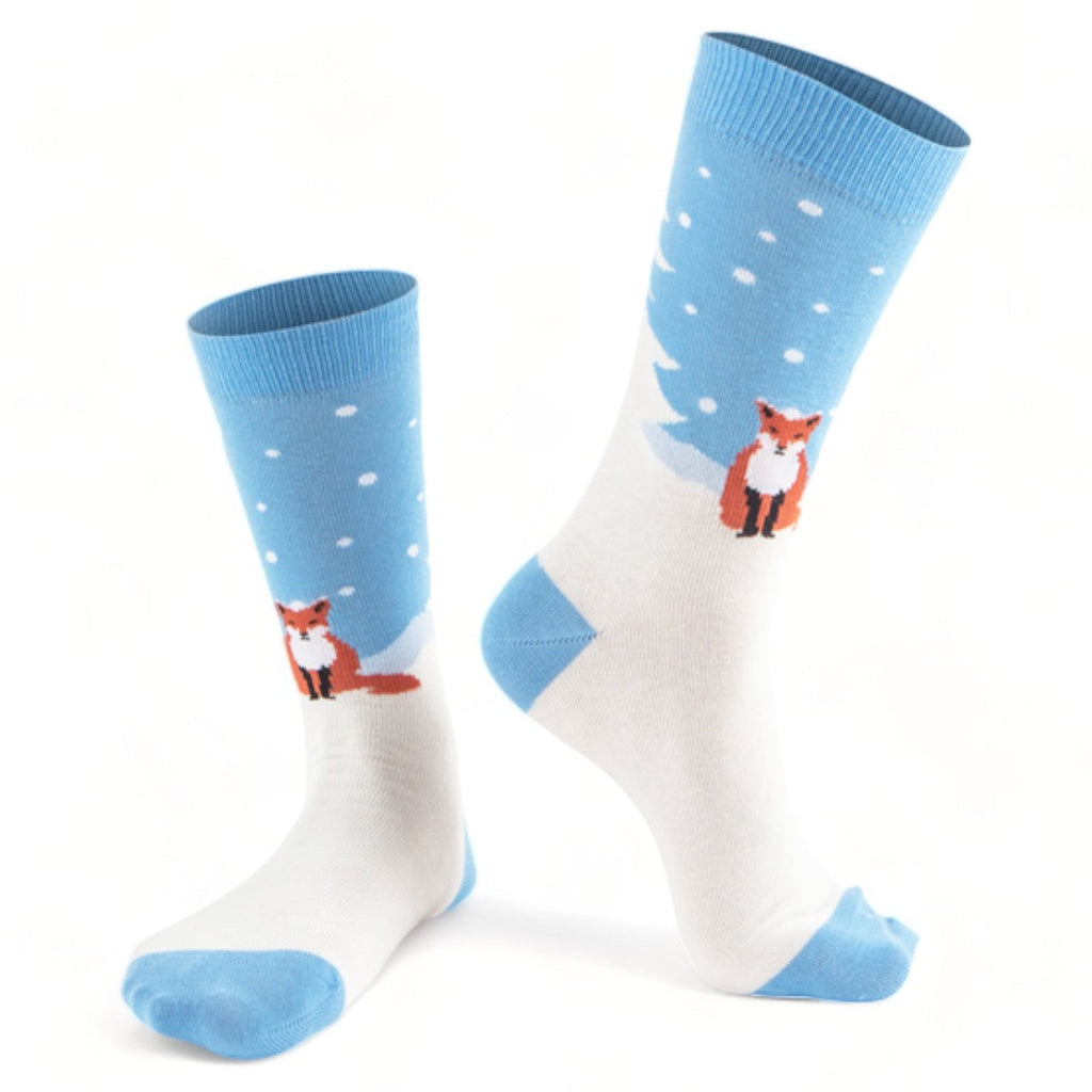 Chaussettes fantaisie UN FROID DE RENARD Coton bio 1