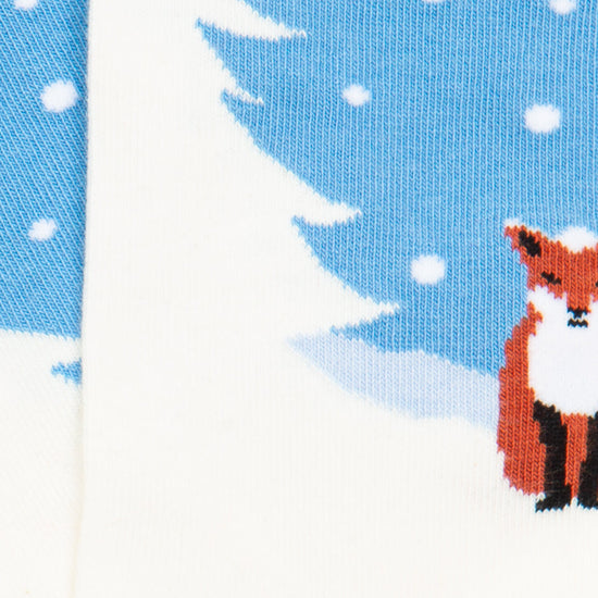 Chaussettes fantaisie UN FROID DE RENARD Coton bio 2