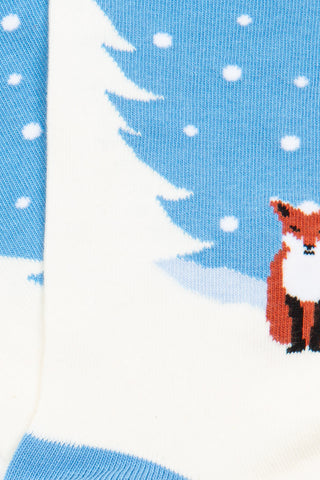 Chaussettes fantaisie UN FROID DE RENARD Coton bio 2