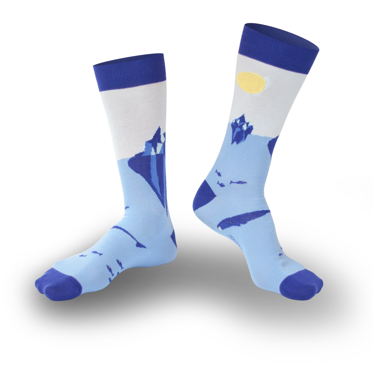 Chaussettes fantaisie UN OU DEUX GLAÇONS Coton bio 1