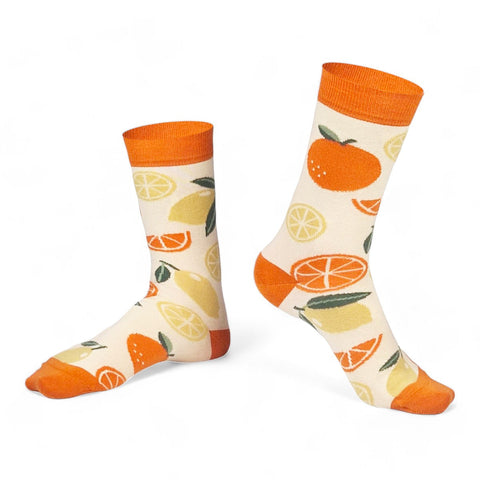 Chaussettes fantaisie UNE TRANCHE D’HIVER Coton bio 1